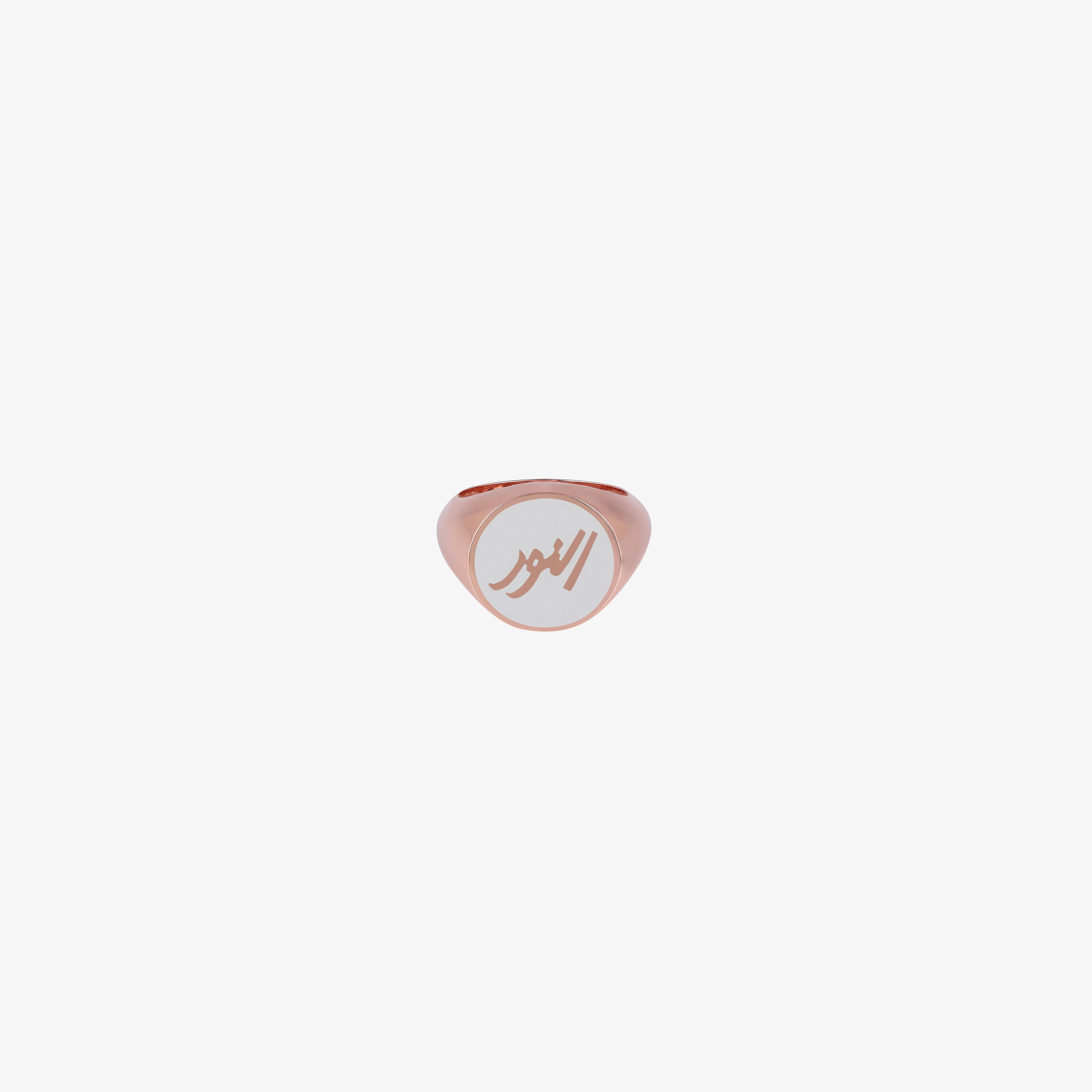 OULA — 18K Gold & Enamel Signet Ring