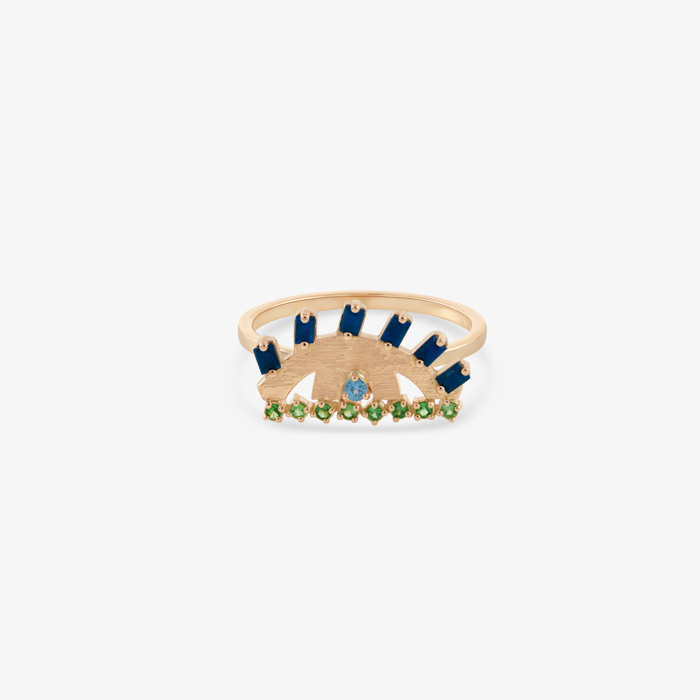 YA EIN - 18K Gold & Precious Stones Ring (NAJLAA)