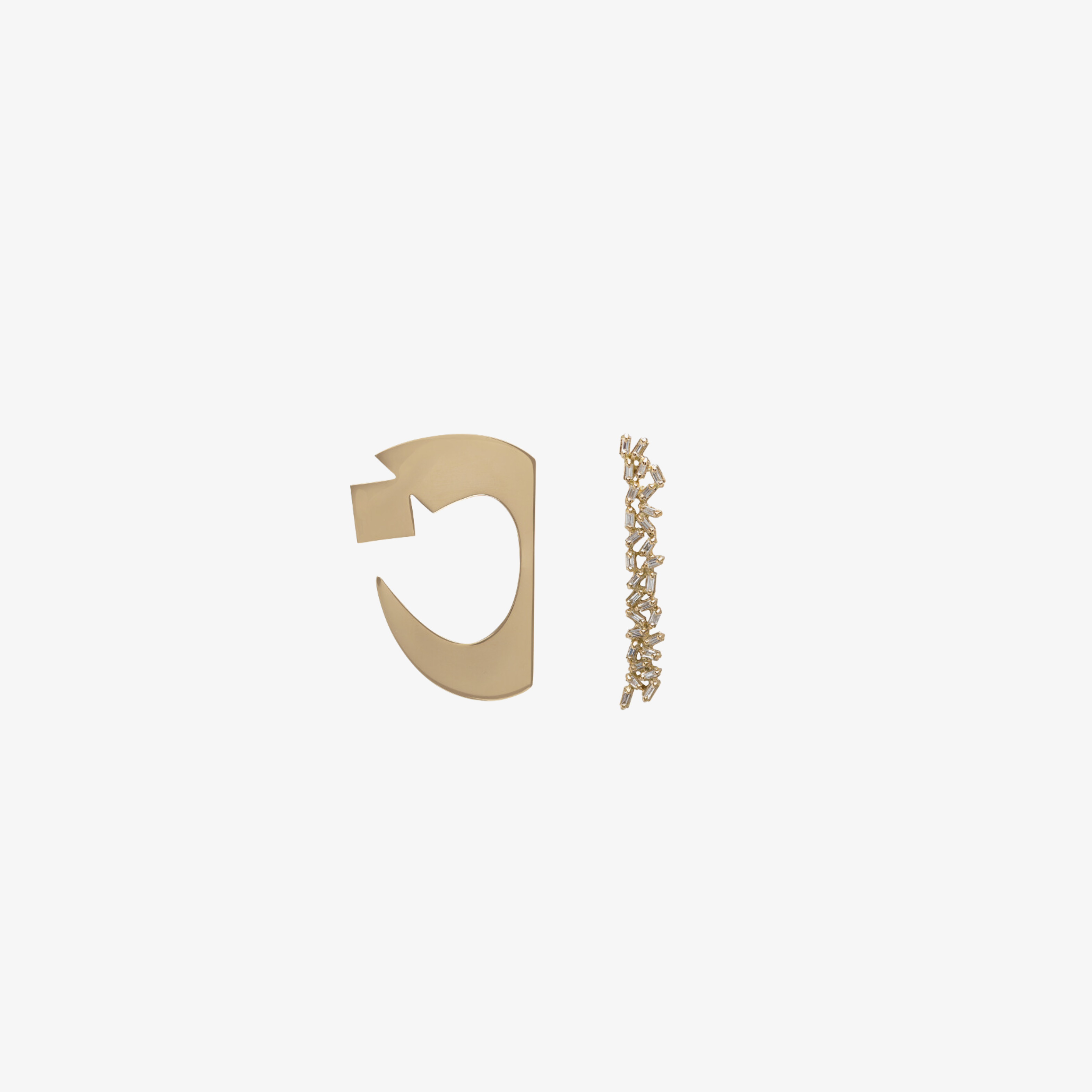 مسار - حلق ذهب و ألماس باجيت
