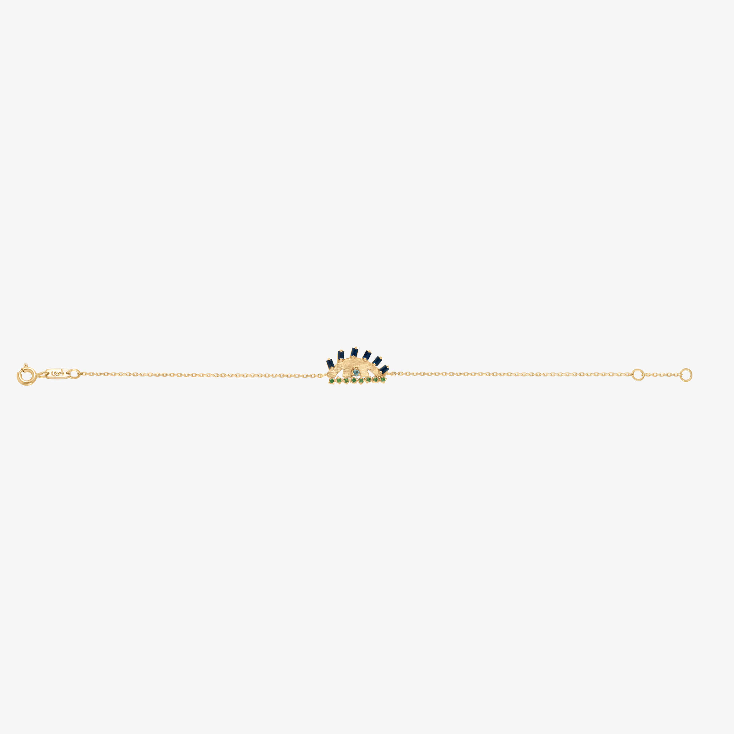 YA EIN - 18K Gold & Precious Stones Bracelet (NAJLAA)