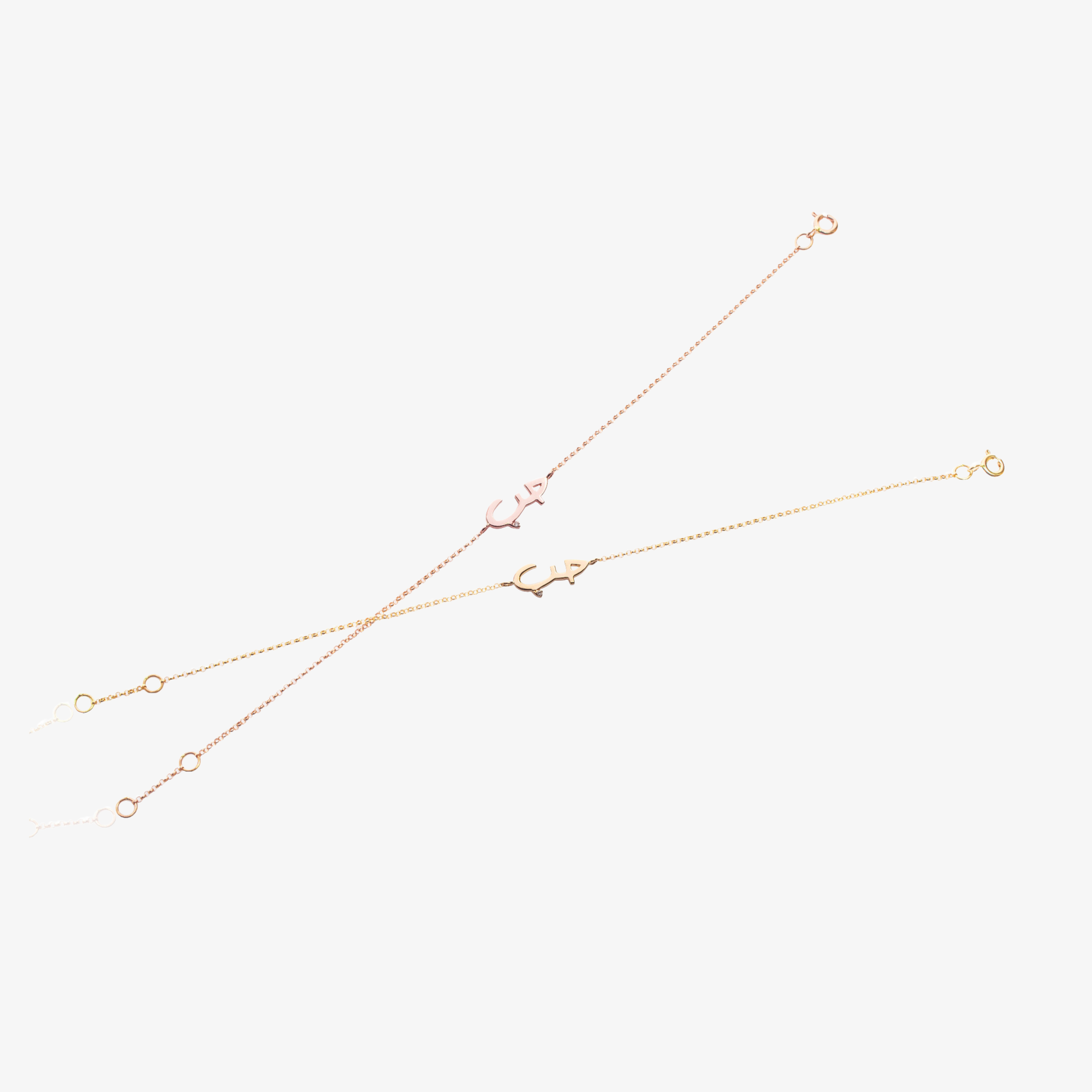 HOBB — 18K Gold & Diamond “Love” Bracelet