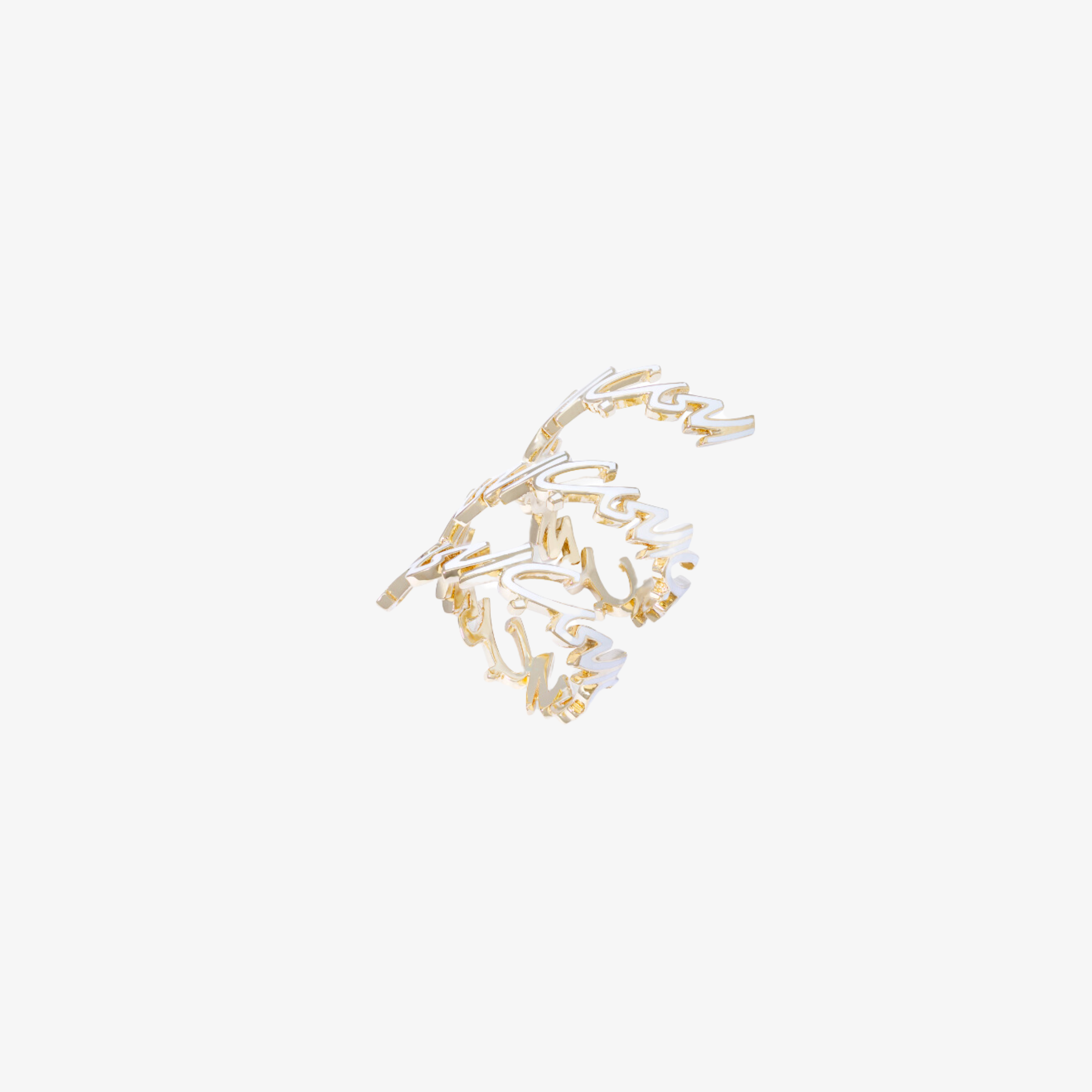 OULA - 18K Gold & Enamel Ring