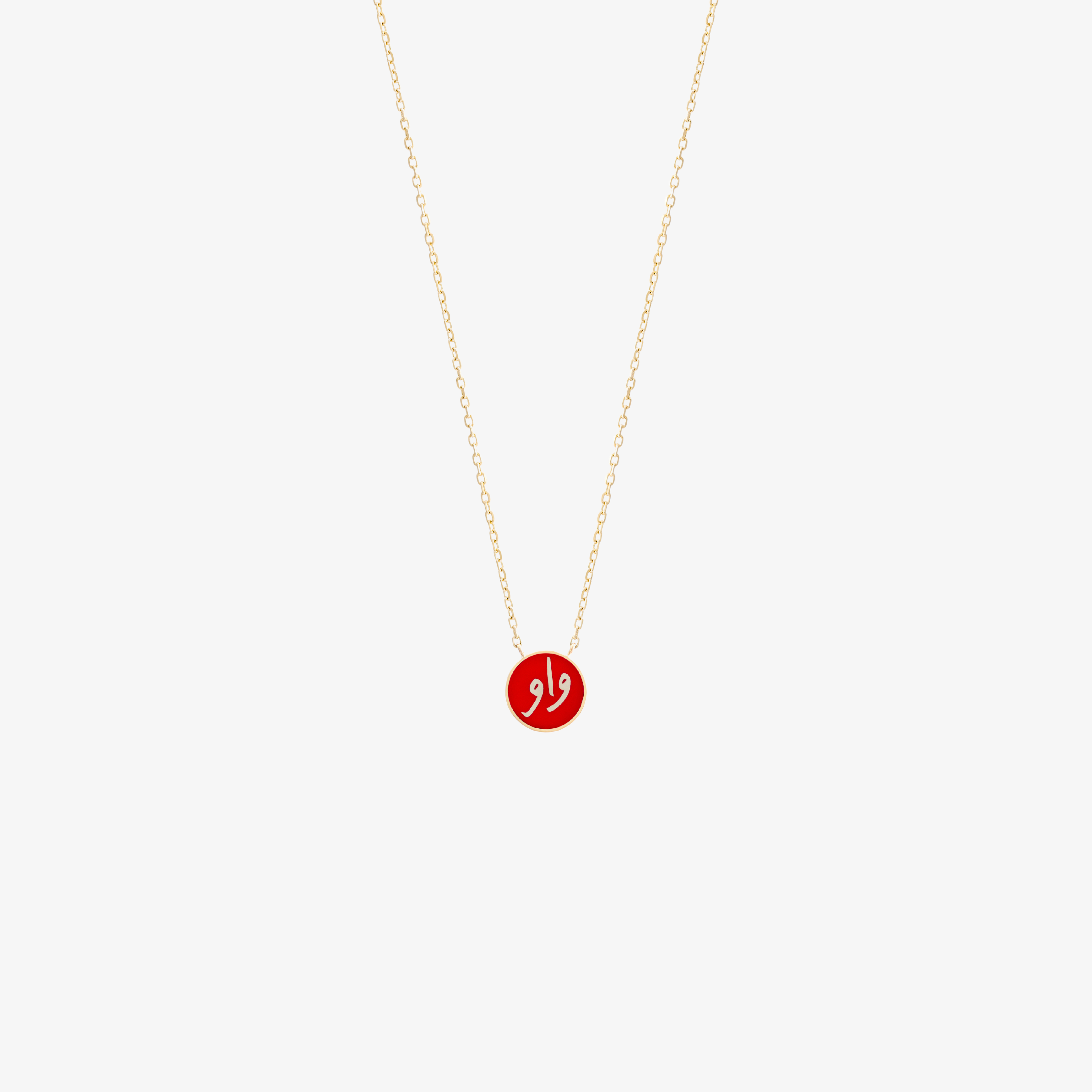 OULA - 18K Gold & Enamel Necklace
