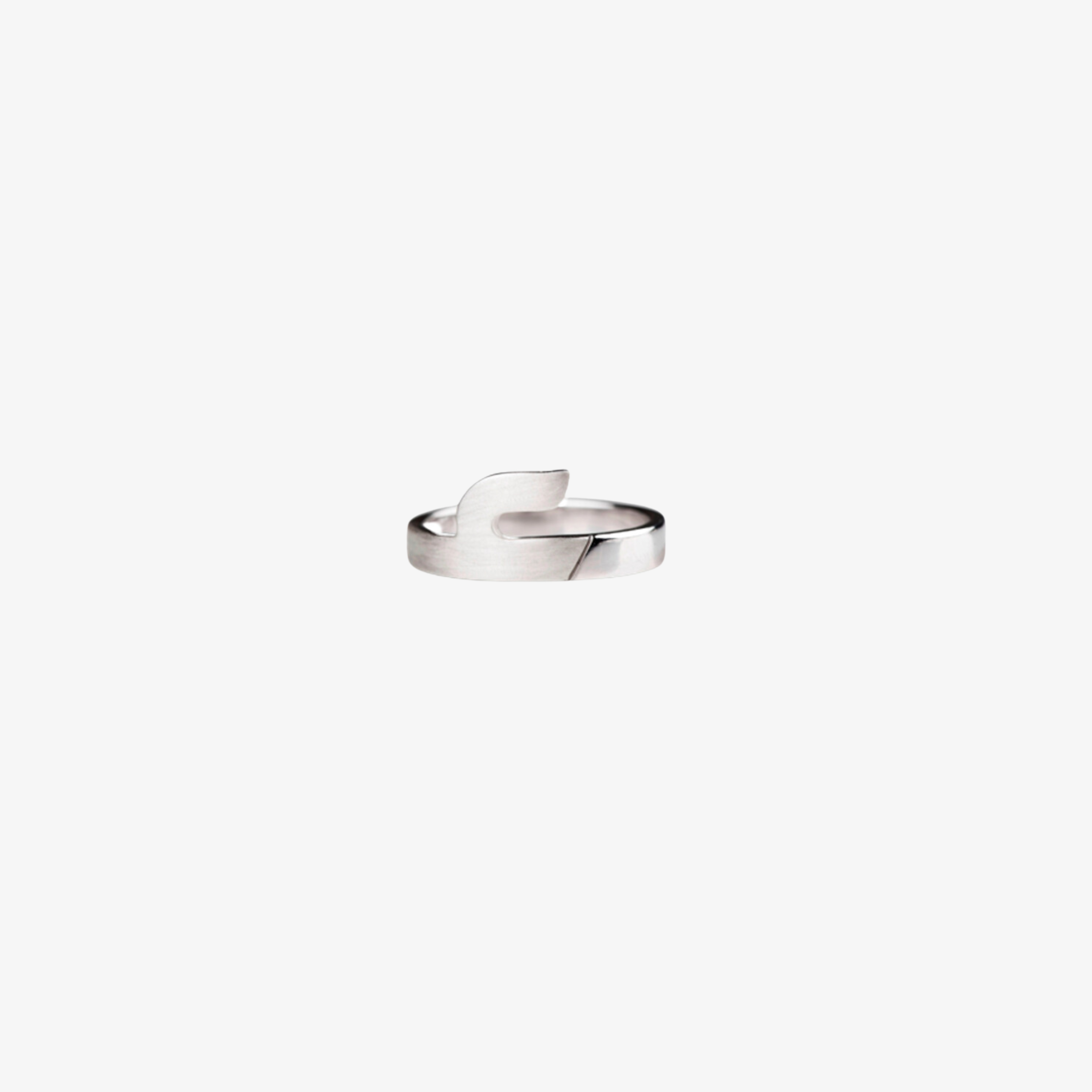 SILVER - Letter Ring