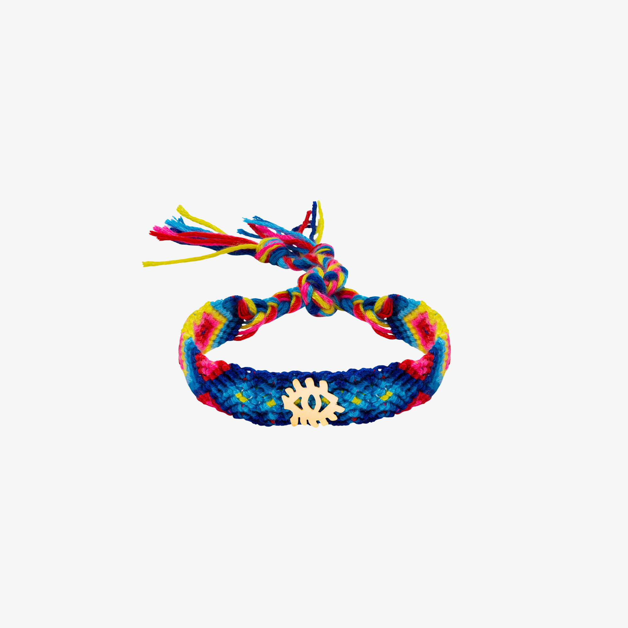 YA EIN - 18K Evil Eye Fabric Bracelet