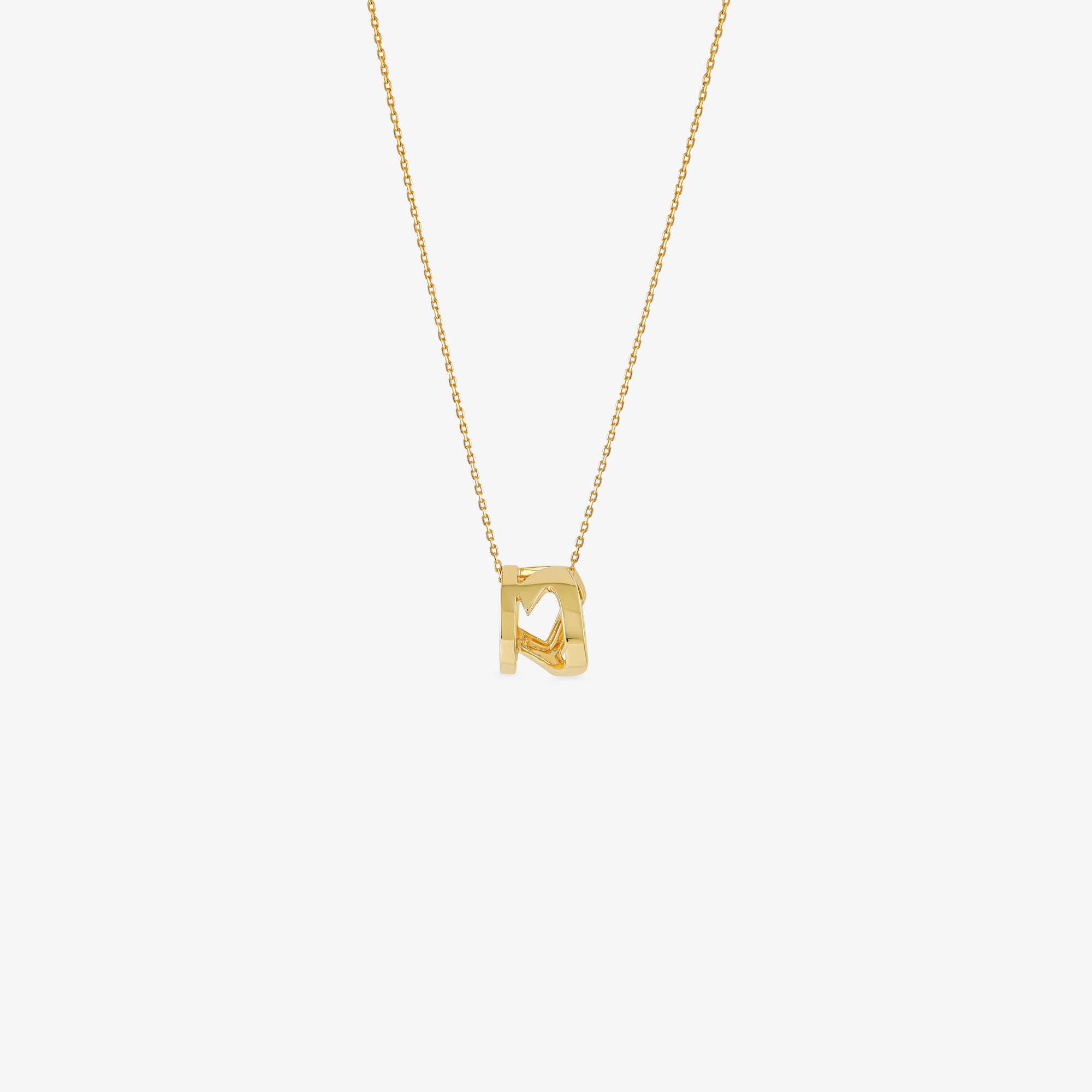 HOBBI - 18K Gold "Love" Pendant