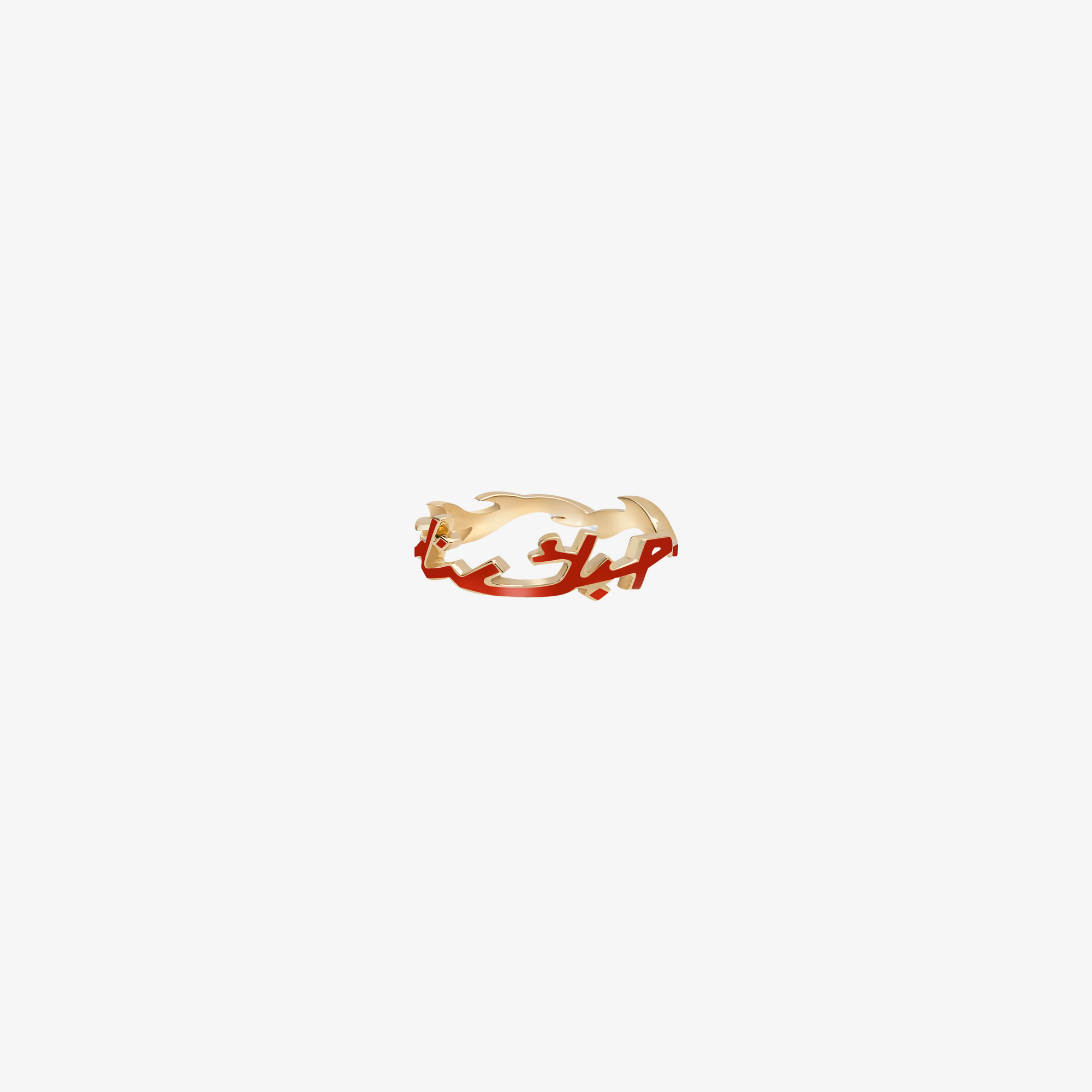 HOBB — 18K Gold & Enamel Ring