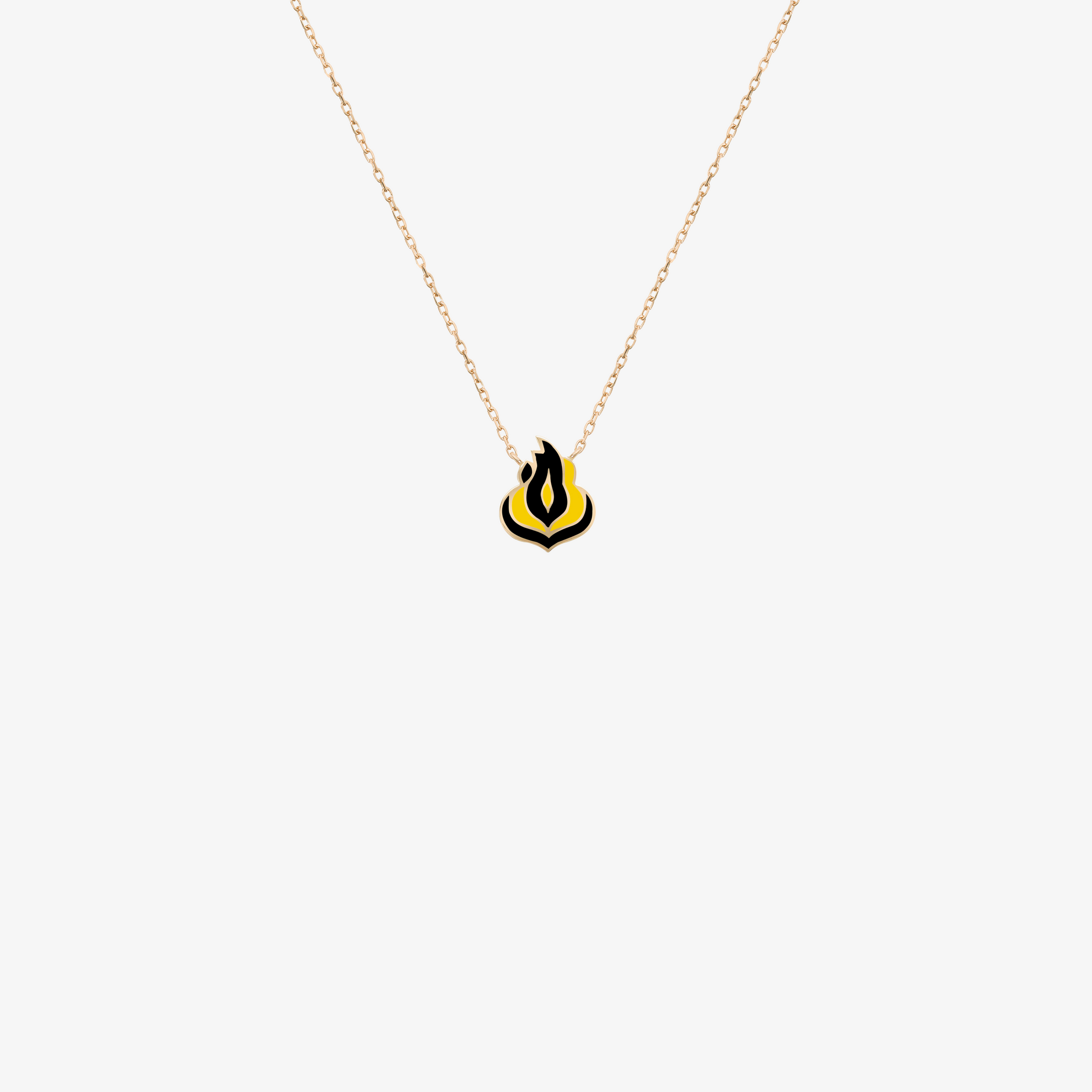 HOBAK NAR — 18K Gold & Enamel Necklace