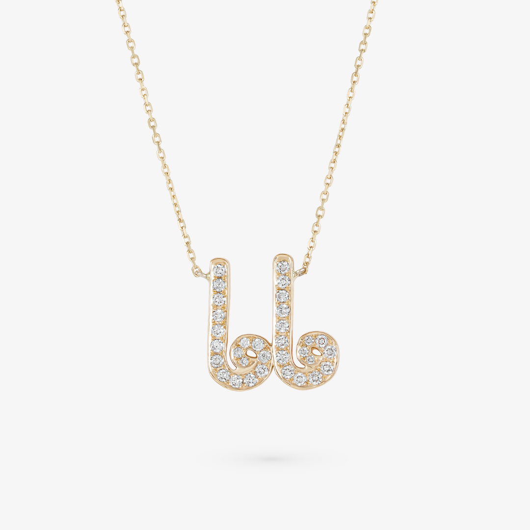 OULA - 18K Gold & Diamonds Mama Necklace