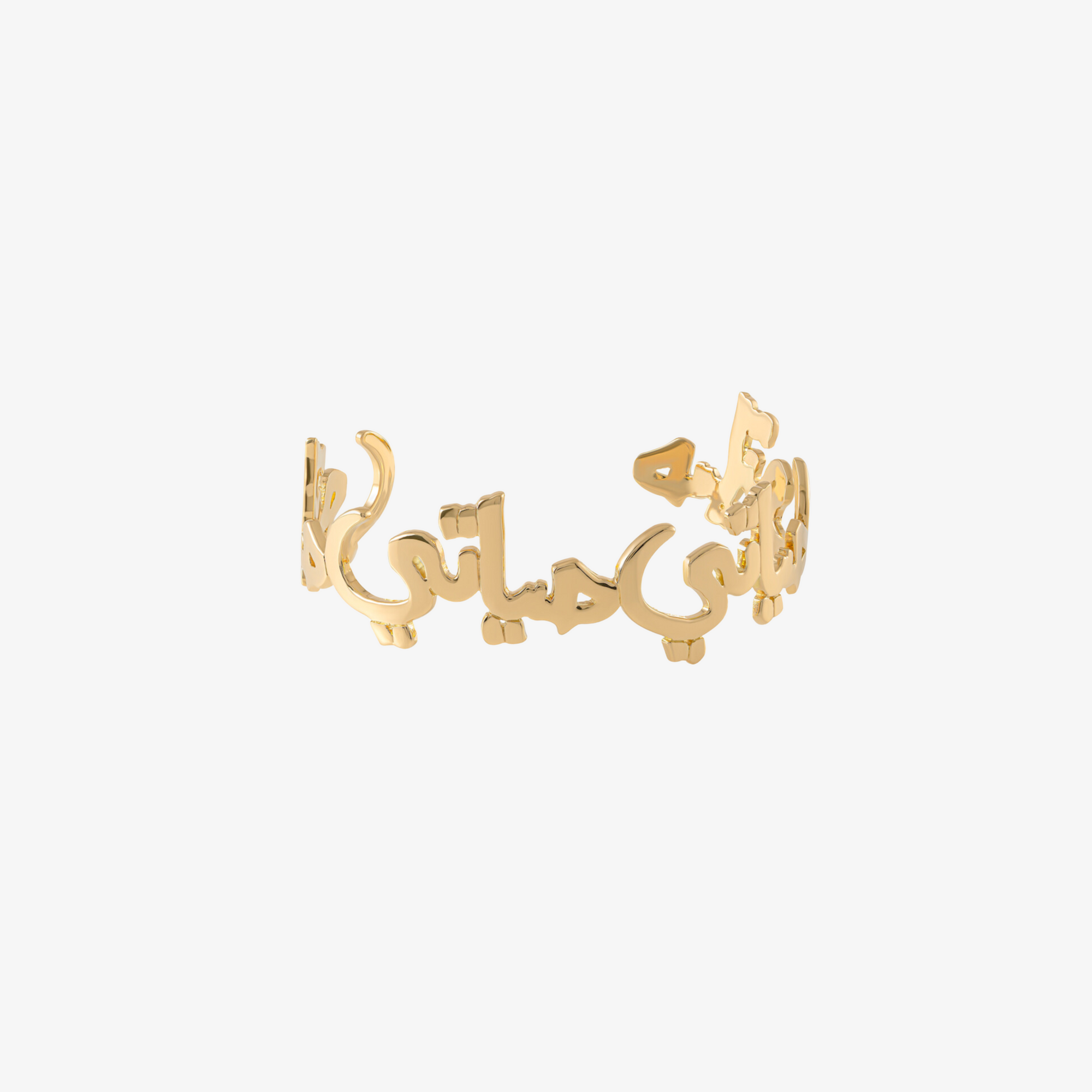 OULA - 18K Gold Multi Word Cuff