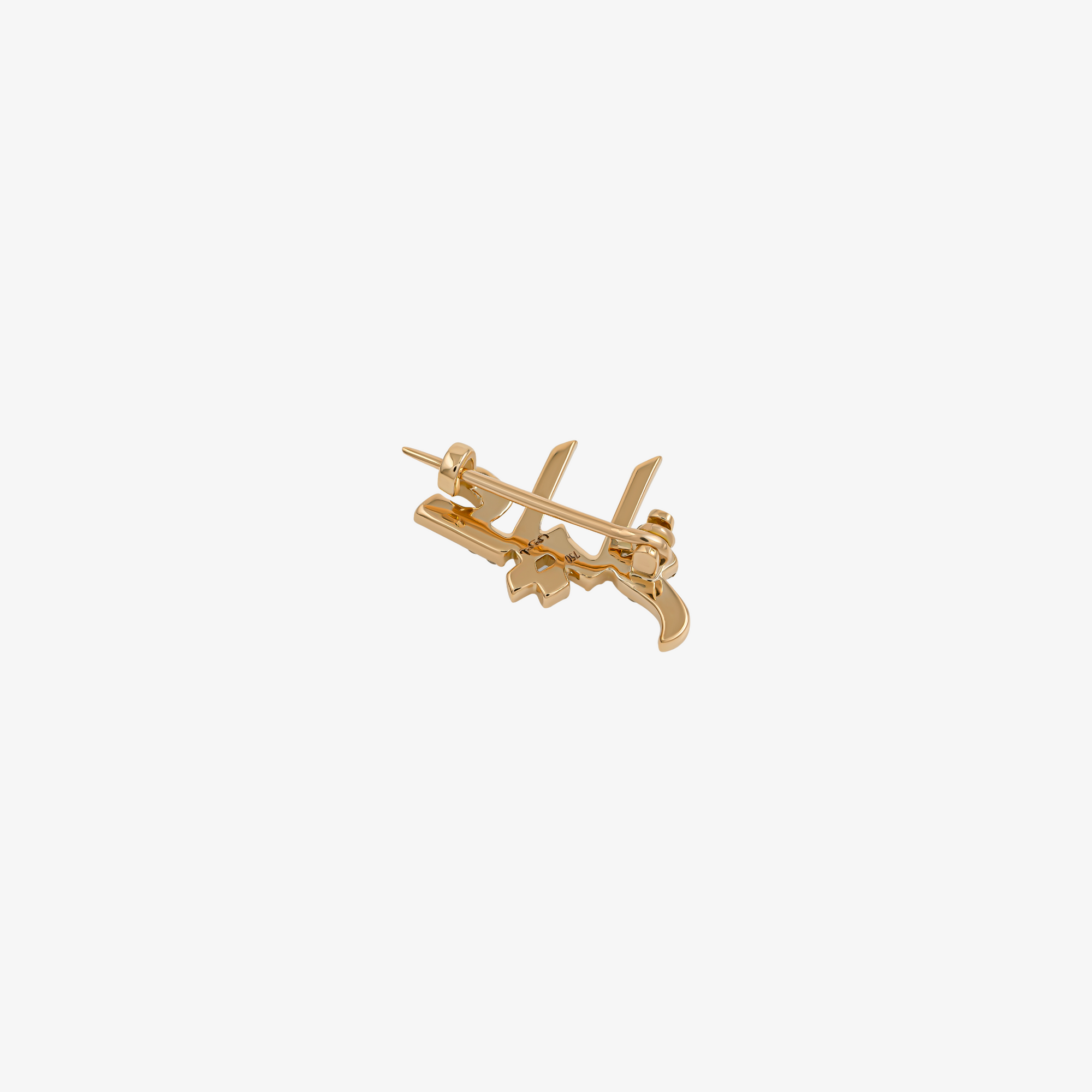 TINY BLING - 18K Gold & Diamond Pin