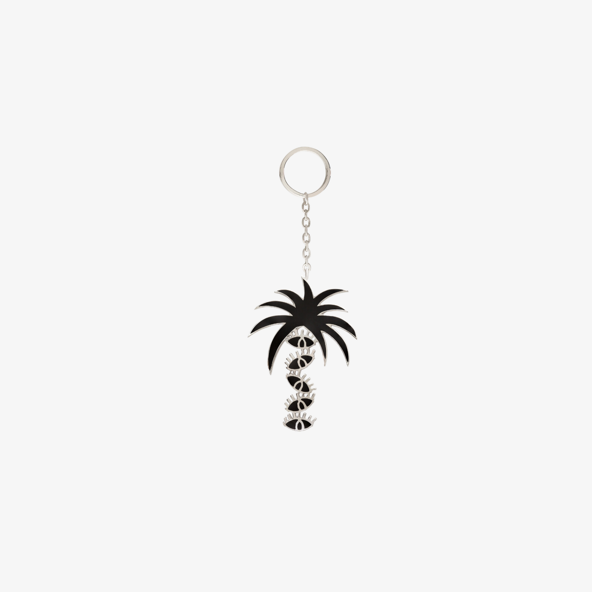 SILVER — Silver & Enamel Key Chain